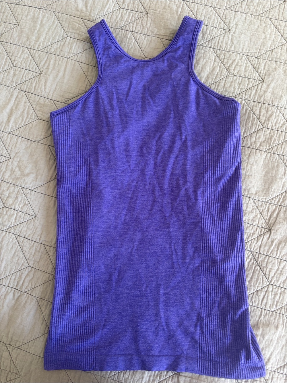 lululemon athletica Violet Ribbed Scoop Neck Tank